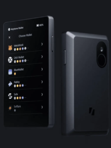 Keystone Pro hardware wallet for secure cold storage of crypto assets