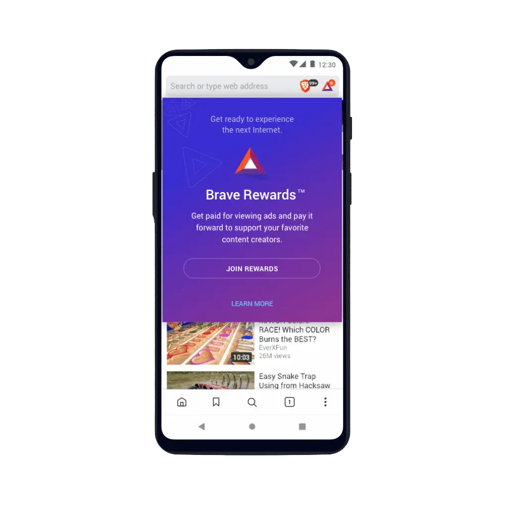 Brave Browser for private, secure browsing with built-in crypto rewards